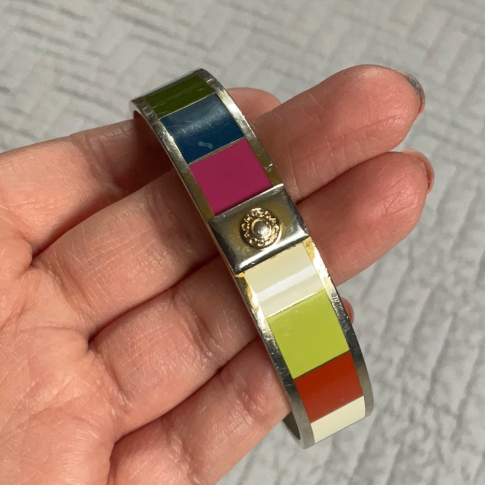 Guc Coach multicolored Legacy bangle bracelet